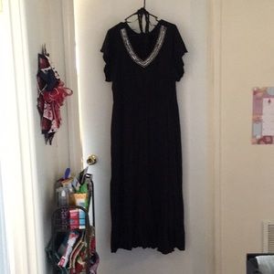 Lane Bryant black Maxi Dress